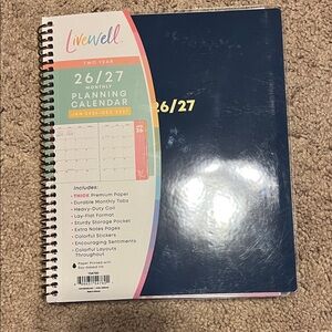 2026/2027 monthly planning calendar